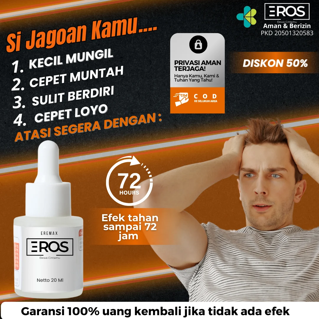 Eros Serum Perawatan Pria 20ml – Segar & Nyaman untuk Momen Intim - Image 5
