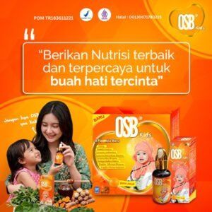 Vitamin Otak Anak - OSB Kids Omar Smart Brain – Bentuk Cair - Vitamin & Nutrisi Otak Anak - Original BPOM