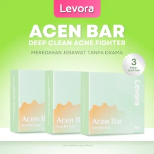 Sabun Batang Pembersih Jerawat & Komedo Tanpa Drama - Acen Bar Acne Care Soap Bar - Original BPOM